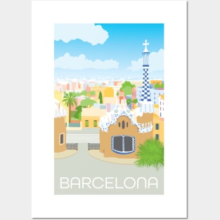 Barcelona Spain Posters and Art